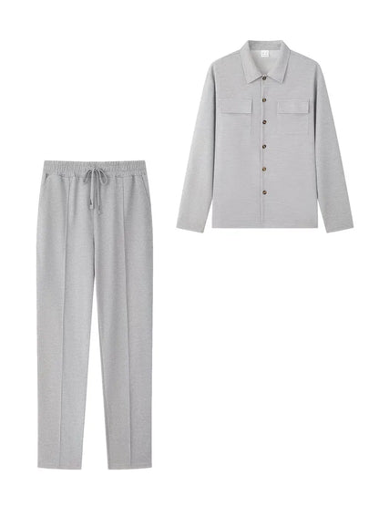 Bomber Jacket with Button Closure and Chest Pockets