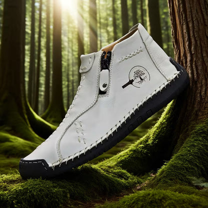 Boots with Zip and Rubber Sole