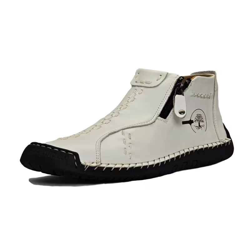 Boots with Zip and Rubber Sole