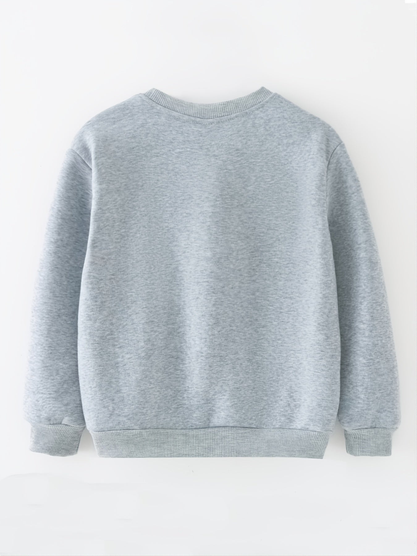 Boys' Casual Sweater with Long Sleeves and Graphic Pattern Round Neck - Leandro