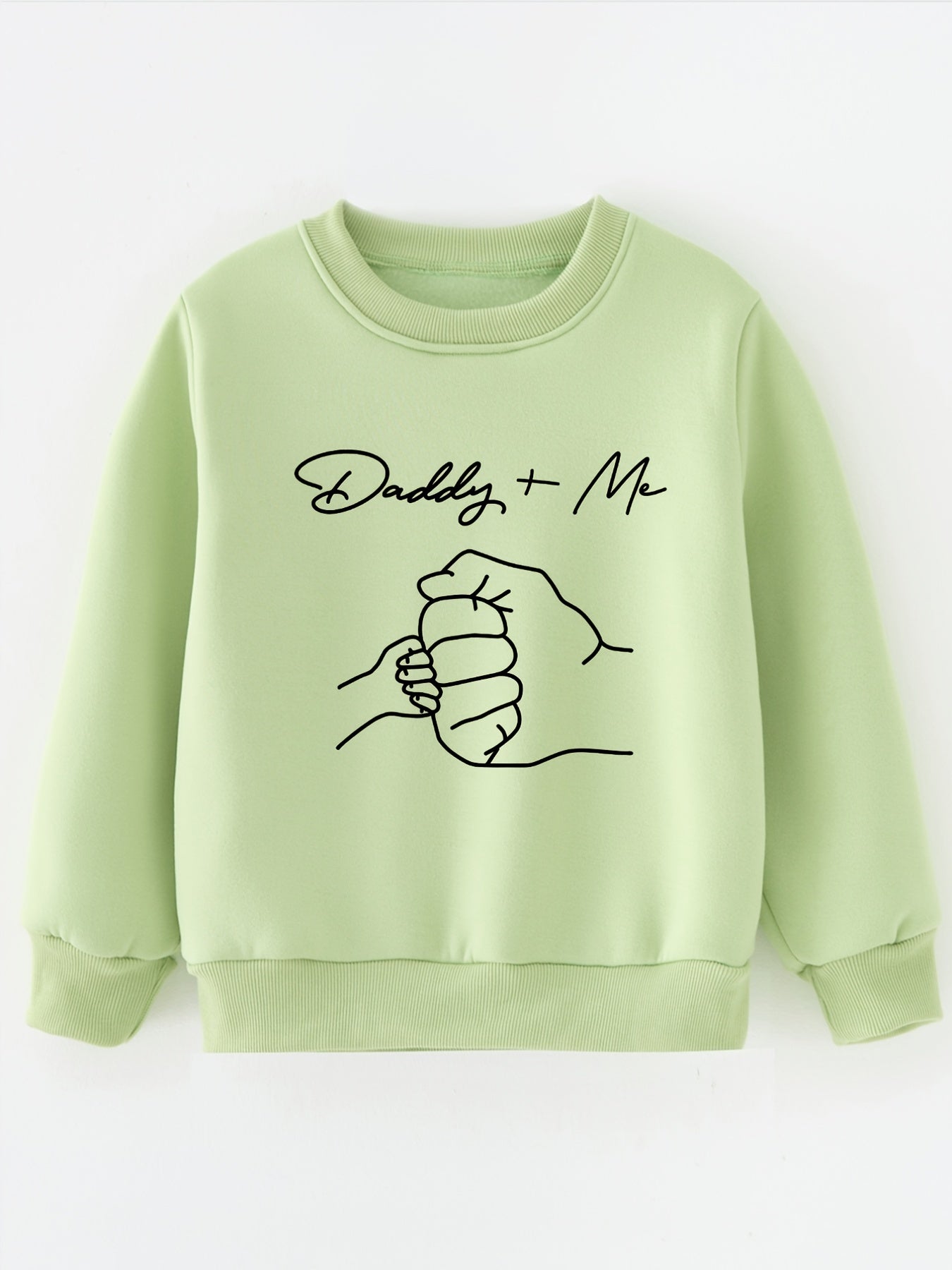 Boys' Casual Sweater with Long Sleeves and Graphic Pattern Round Neck - Leandro