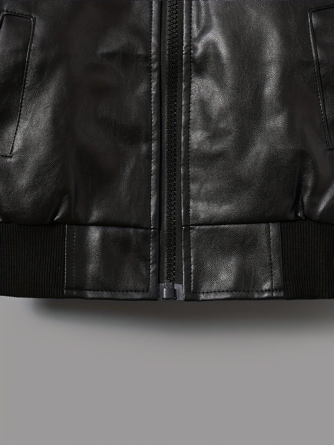 Boys' Cool Jacket with Stand-Up Collar and Zipper - Raffy