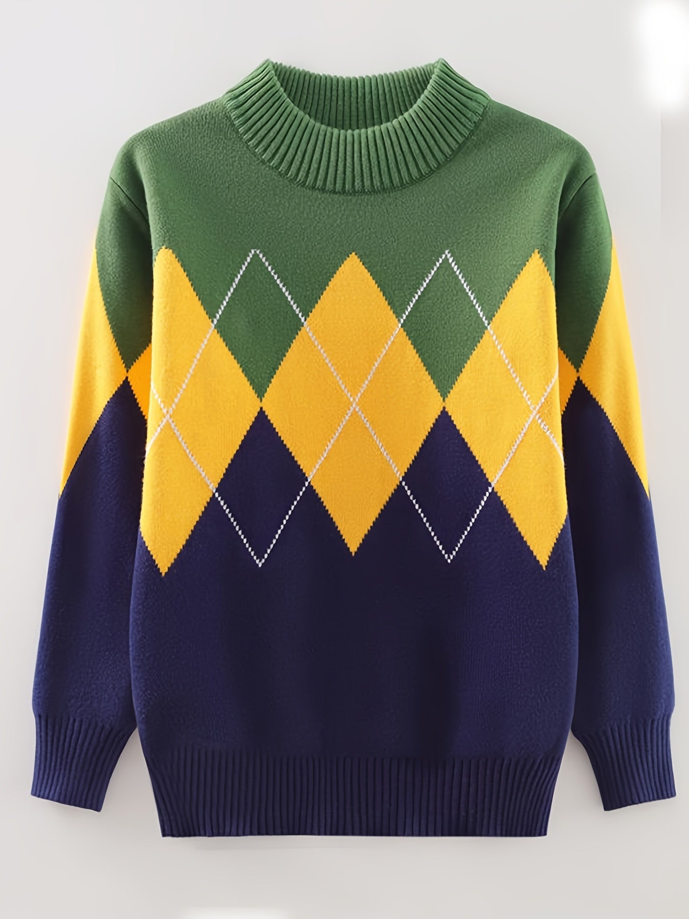 Boys' Knitted Sweater for Kids - Jade