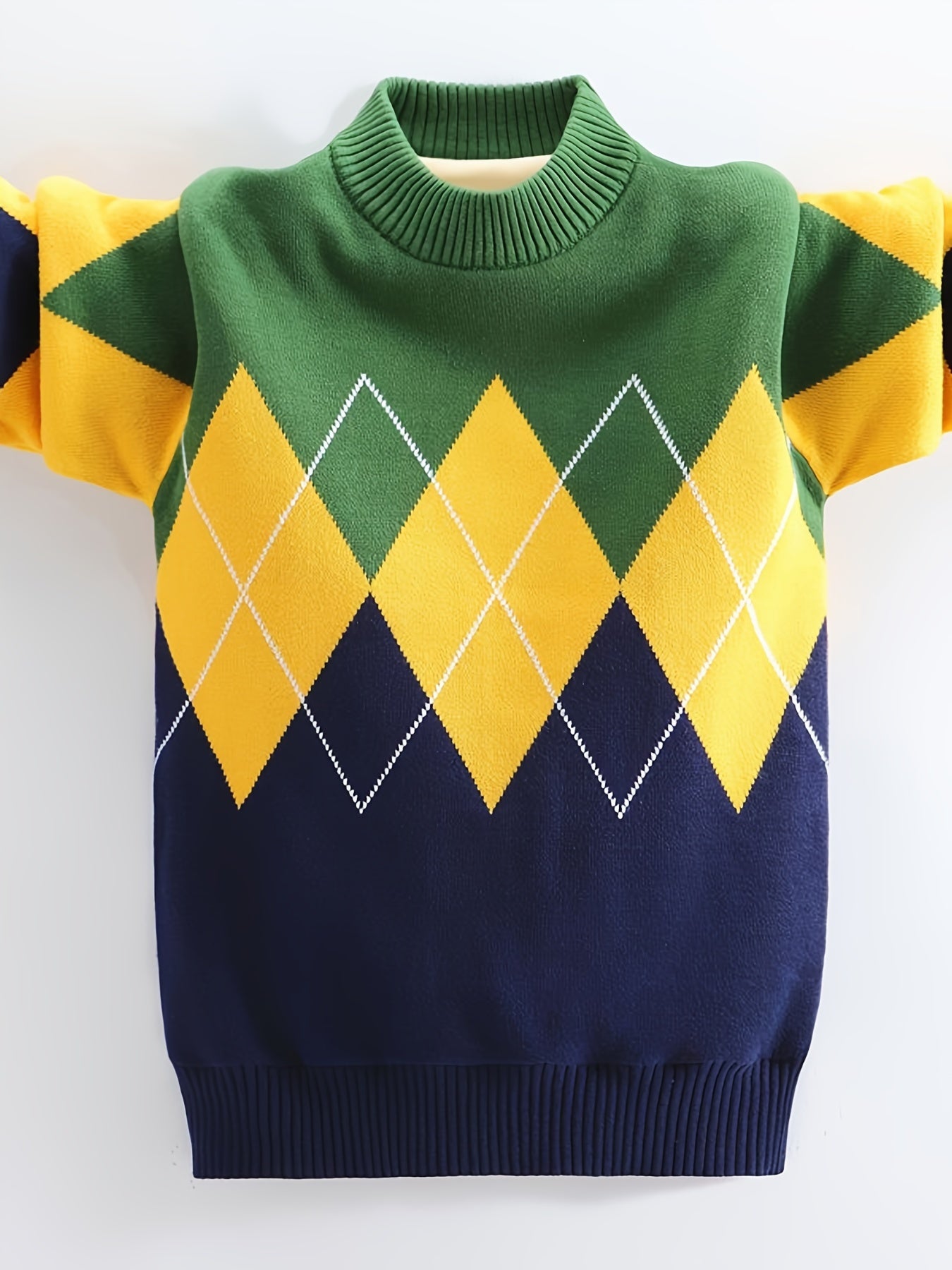 Boys' Knitted Sweater for Kids - Jade