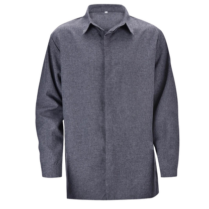 Breathable Cotton-Linen Long Sleeve Shirt