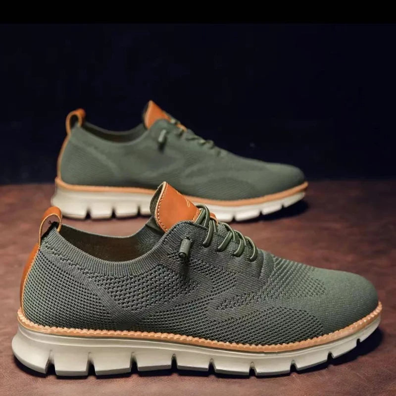 Breathable mesh sneakers for men
