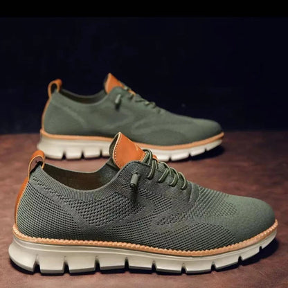 Breathable mesh sneakers for men