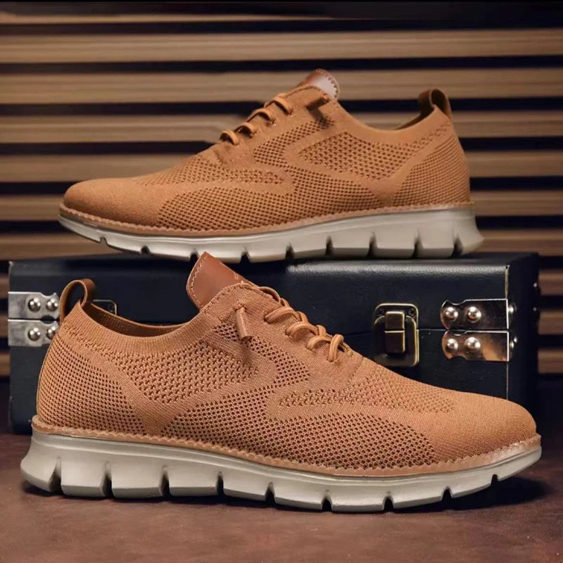 Breathable mesh sneakers for men