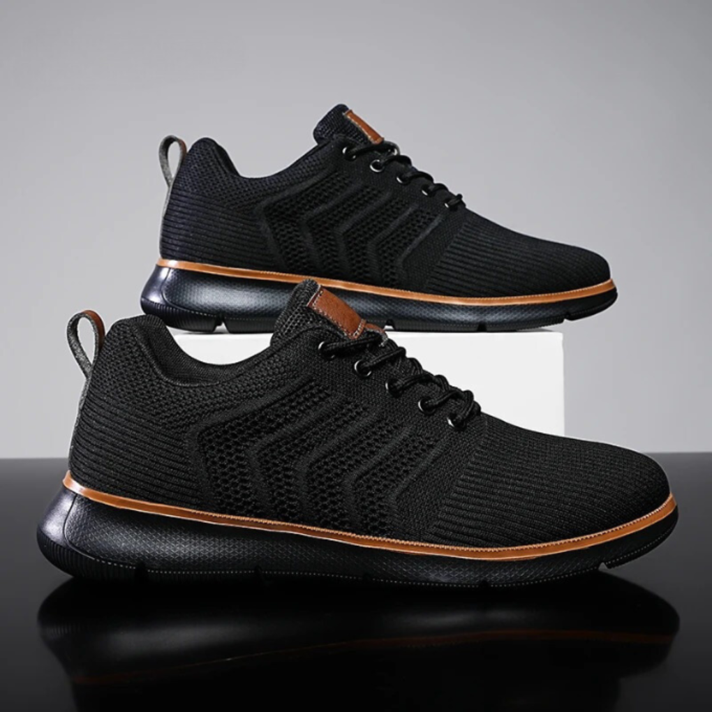 Breathable mesh sports shoes for men