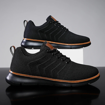 Breathable mesh sports shoes for men