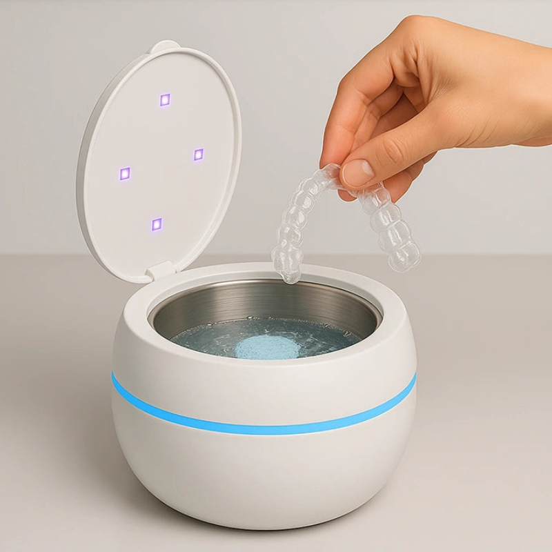 Limpiador ultrasónico UV para dientes