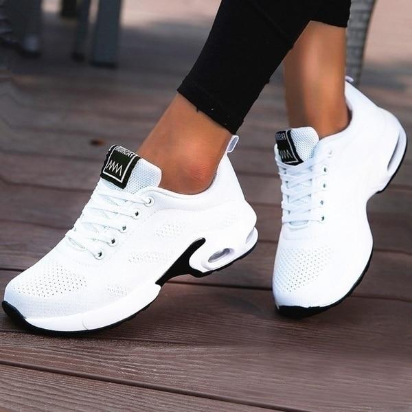 Ladies' Sporty Orthopaedic Sneakers with Air Cushion Sole