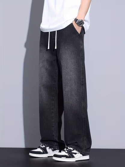 Pantalon droit à coupe ample