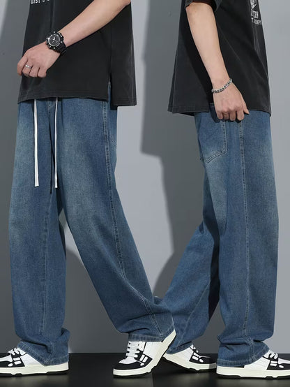 Pantalon droit à coupe ample