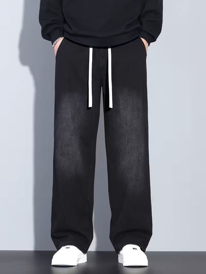 Pantalon droit à coupe ample