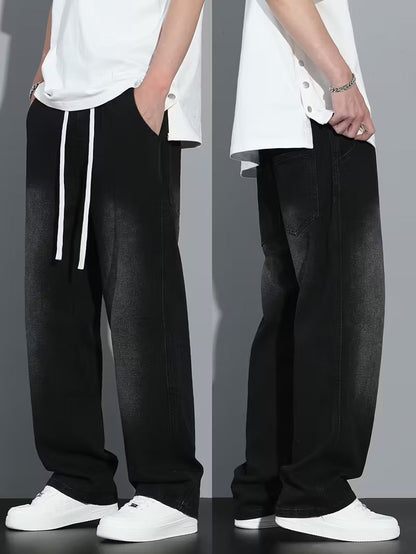 Pantalon droit à coupe ample