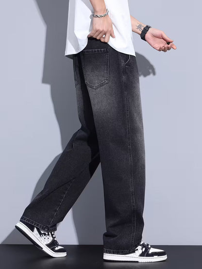 Pantalon droit à coupe ample