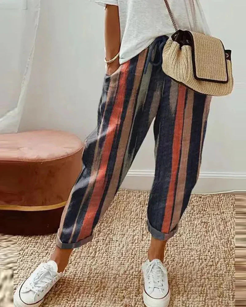 Linen Trousers for Women - Layla