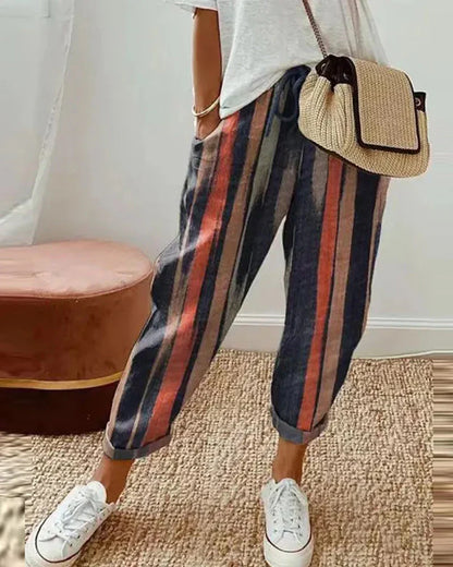 Linen Trousers for Women - Layla
