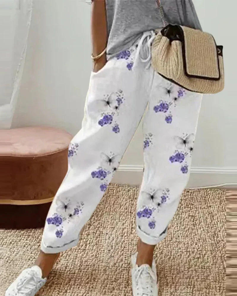 Linen Trousers for Women - Layla