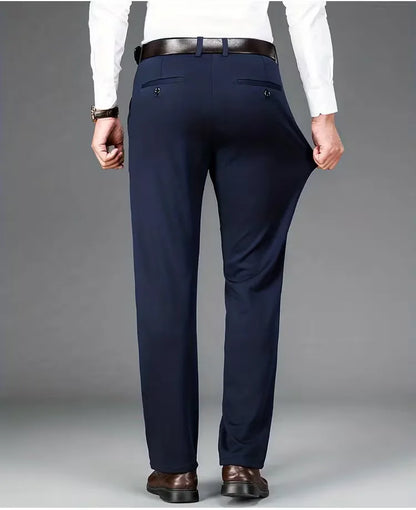 Business Trousers with Straight Legs