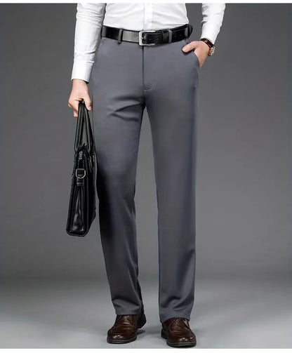 Business Trousers with Straight Legs