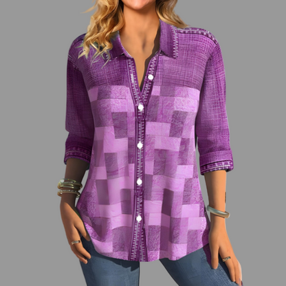 Button-Up Blouse for Women