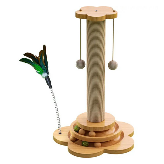 Rascador exclusivo para gatos de madera