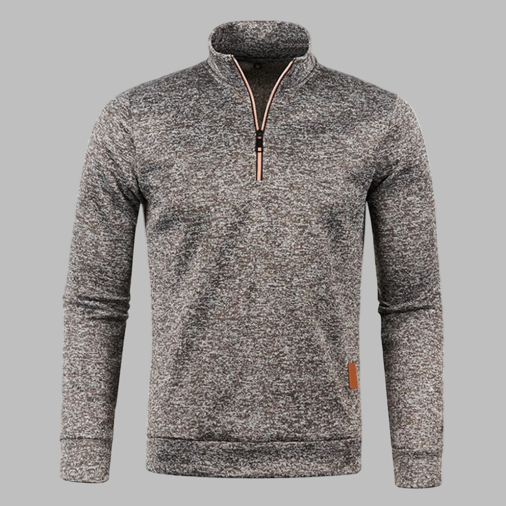 Men's Summer Zip-Up Sweater