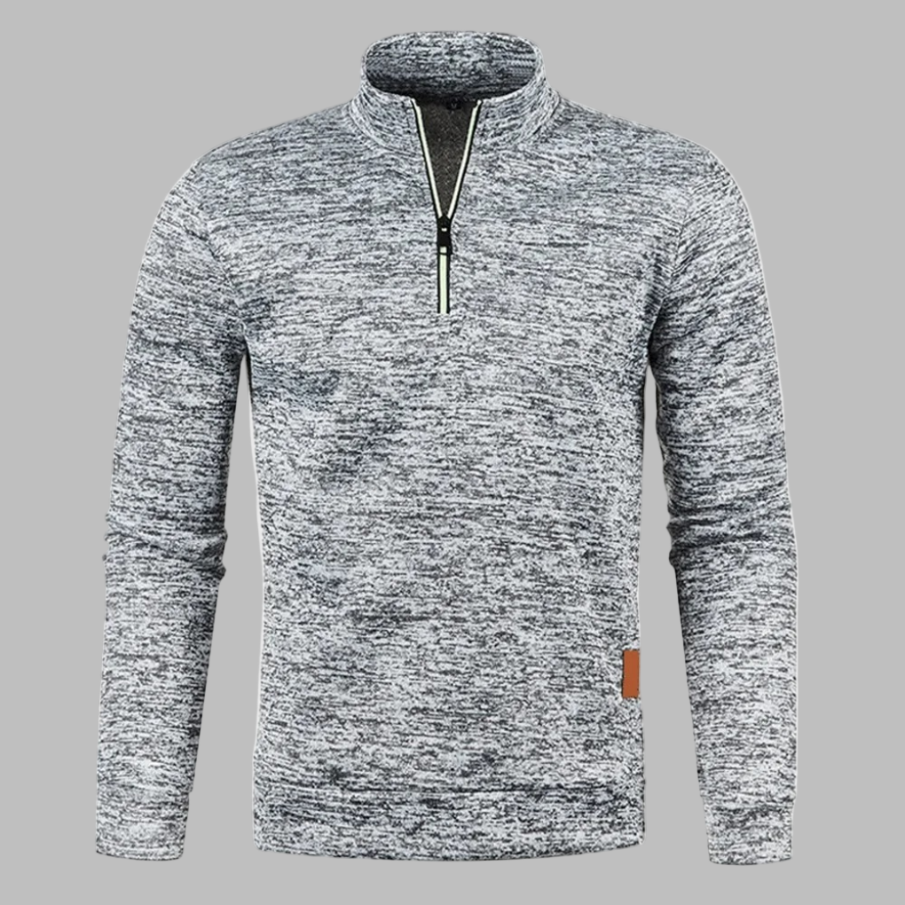 Men's Summer Zip-Up Sweater