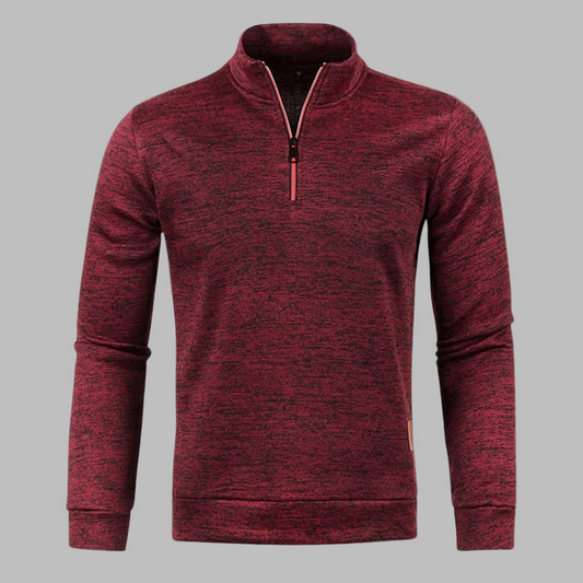 Men's Summer Zip-Up Sweater