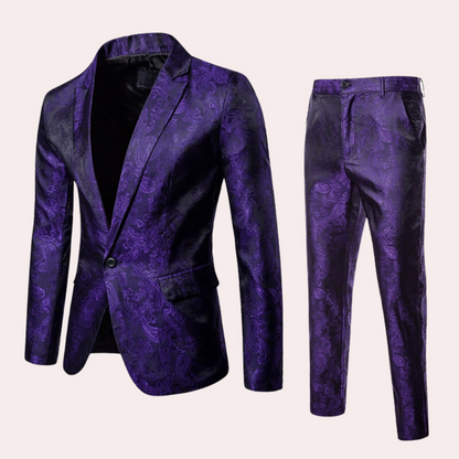 Shiny Men's Suit - Mauritus