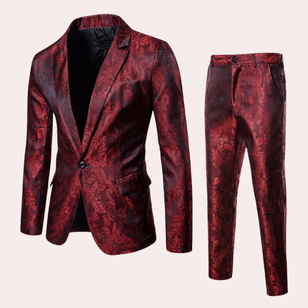 Shiny Men's Suit - Mauritus