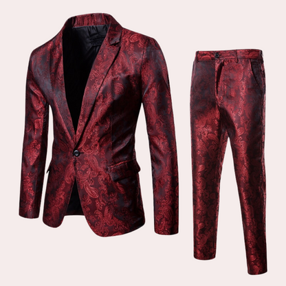 Shiny Men's Suit - Mauritus