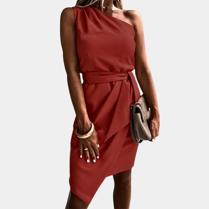 Mini Dress with Shoulder Straps - Precy