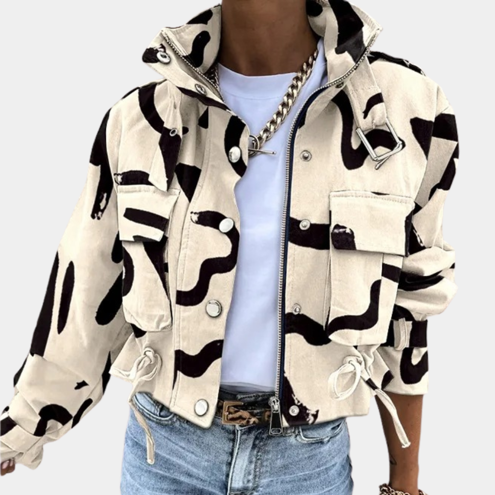 Short Summer Jacket for Women - with Pockets - Mariss