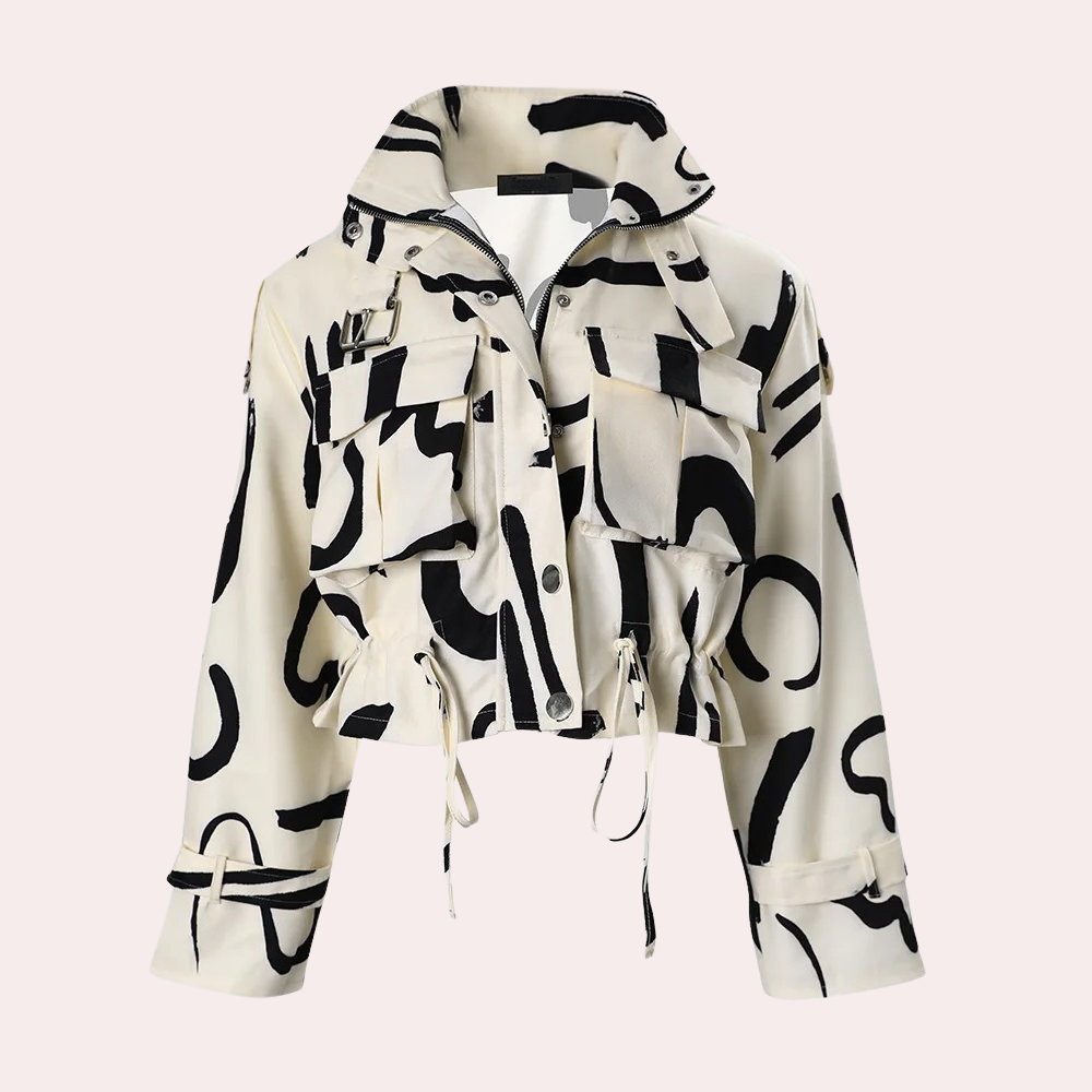 Short Summer Jacket for Women - with Pockets - Mariss