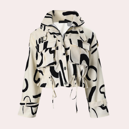 Short Summer Jacket for Women - with Pockets - Mariss