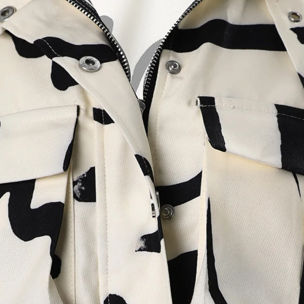 Short Summer Jacket for Women - with Pockets - Mariss