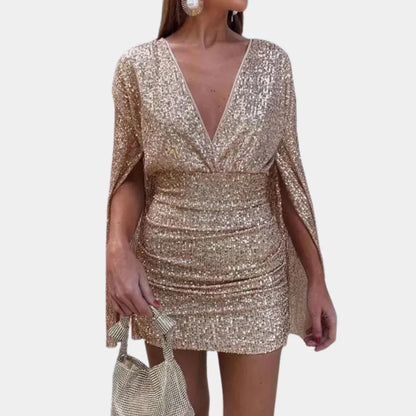 Glamour Dress with Subtle Sparkle and Elegant Fit