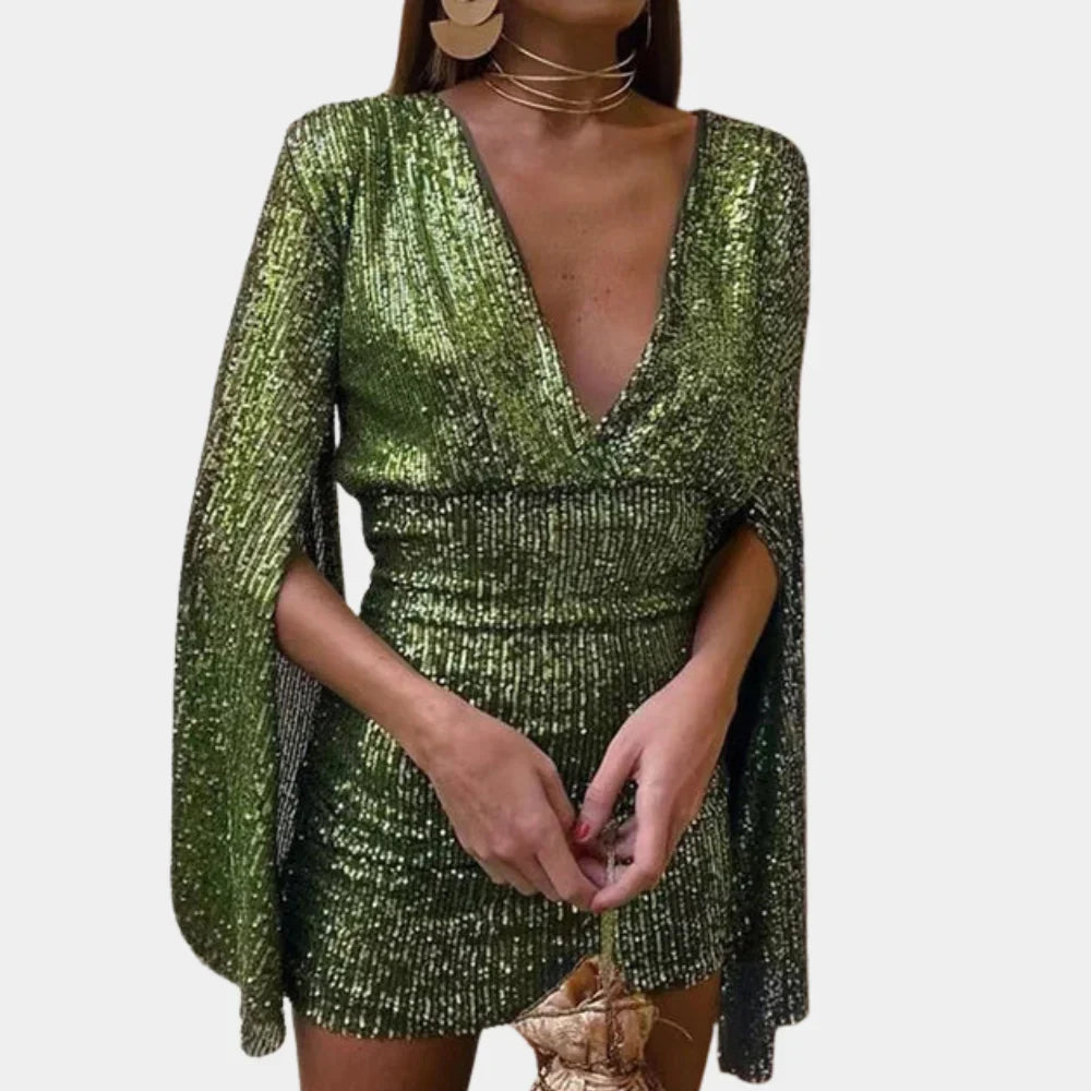 Glamour Dress with Subtle Sparkle and Elegant Fit