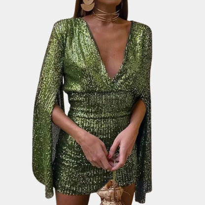 Glamour Dress with Subtle Sparkle and Elegant Fit