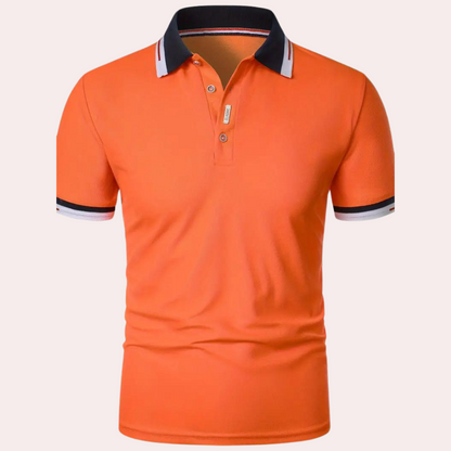 Orange Polo Shirt for Men - Comfortable and Stylish