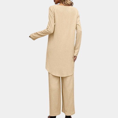 Sam - Elegant 2-piece trouser suit set for women