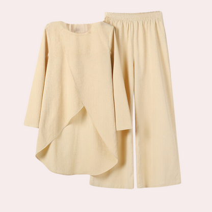 Sam - Elegant 2-piece trouser suit set for women