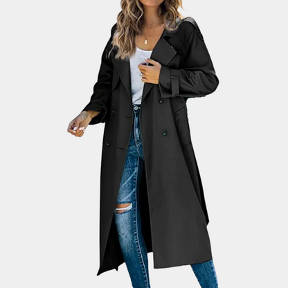 Long Trench Coat for Women - Ideal for Spring
