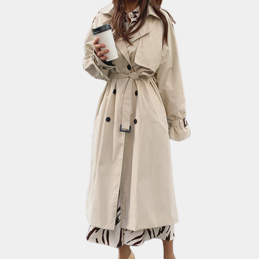 Trench oversize avec ceinture pour femme – Ivana