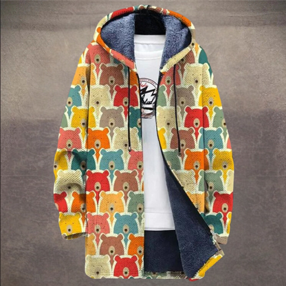 Retro Colourblock Gilet voor Heren