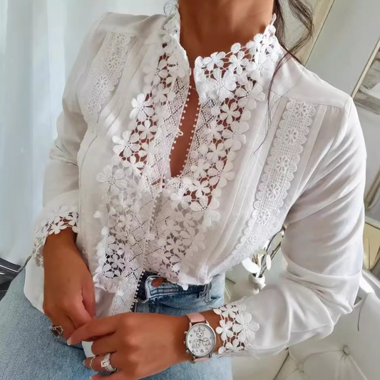 Elegante Spitzenbluse für Damen