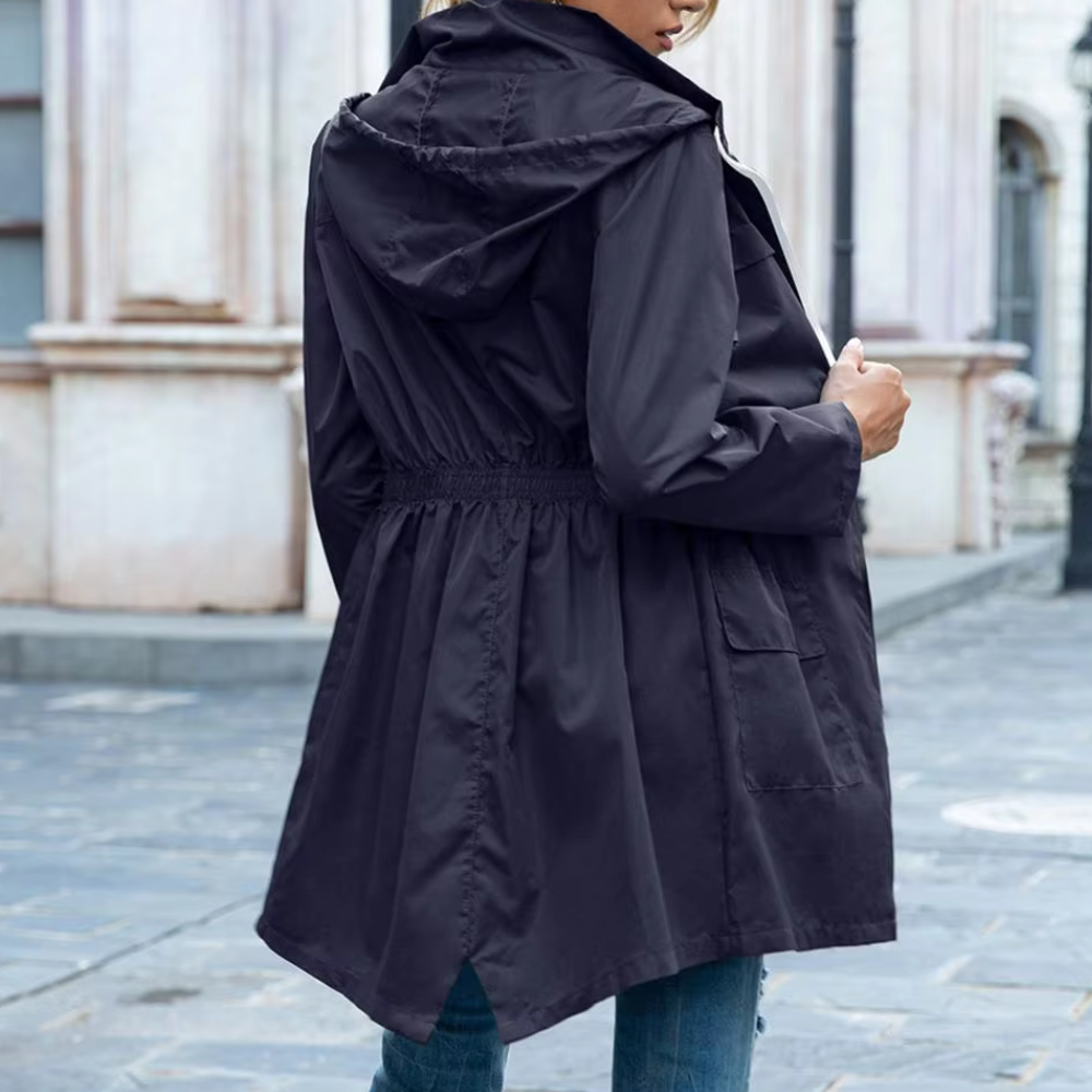 Melanie - Stylish Zip Trench Coat for Women